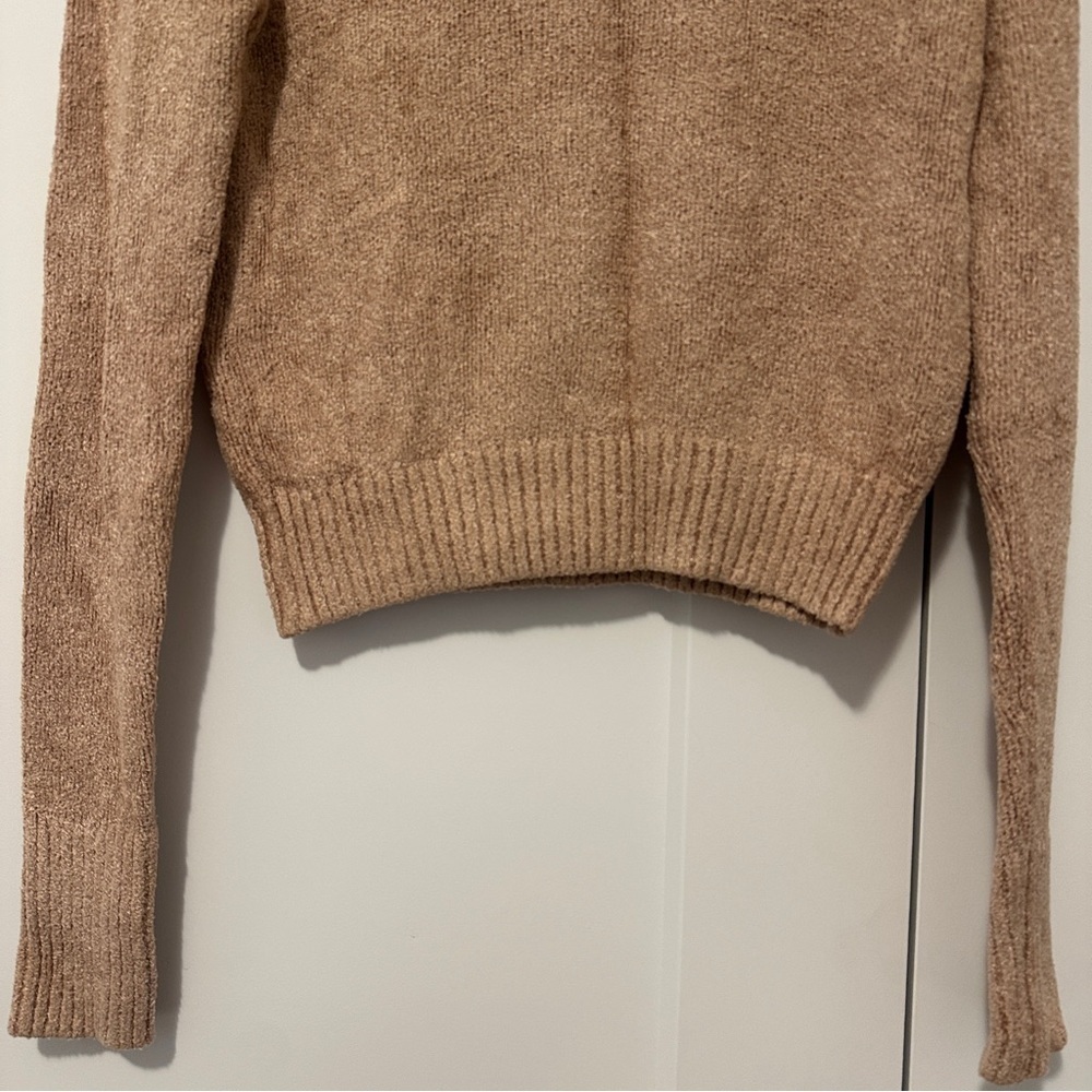 Aritzia Wilfred Dusty Rose Turtleneck Long Sleeve Sweater Size Small Women’s - Picture 6 of 11